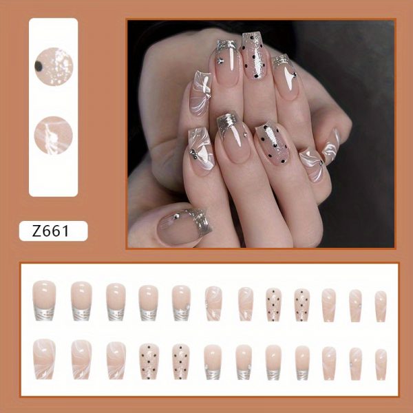 Square Ballet Shape Nails - Image 6