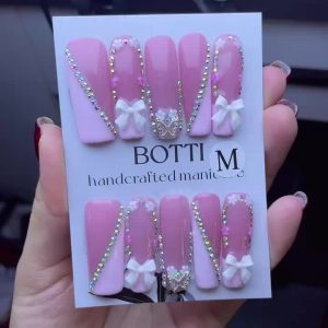 10pcs Handmade Square Nail Tips - Image 14