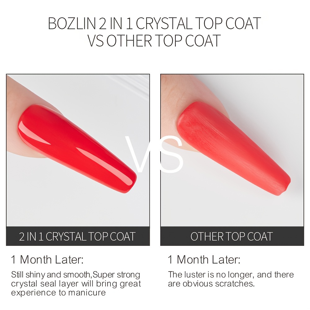 2-in-1 Crystal Top Coat Clear - Image 8