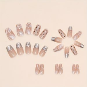 Square Ballet Shape Nails - Image 3