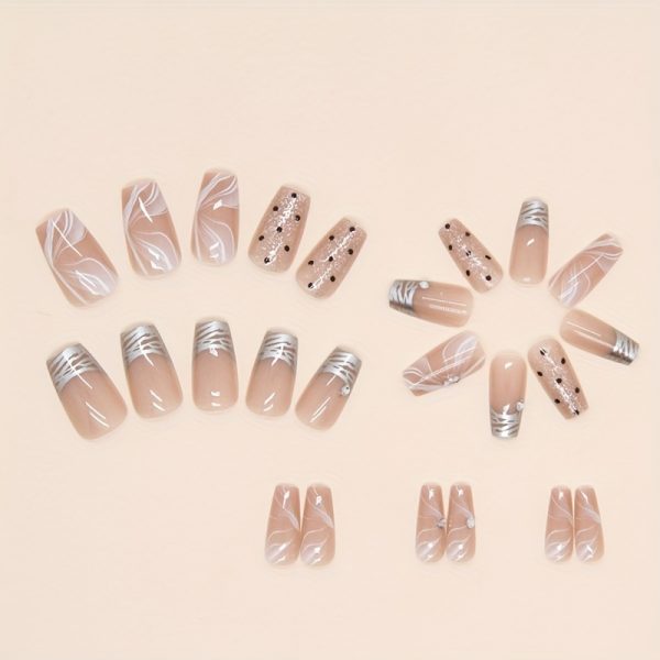 Square Ballet Shape Nails - Image 3