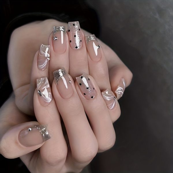 Square Ballet Shape Nails