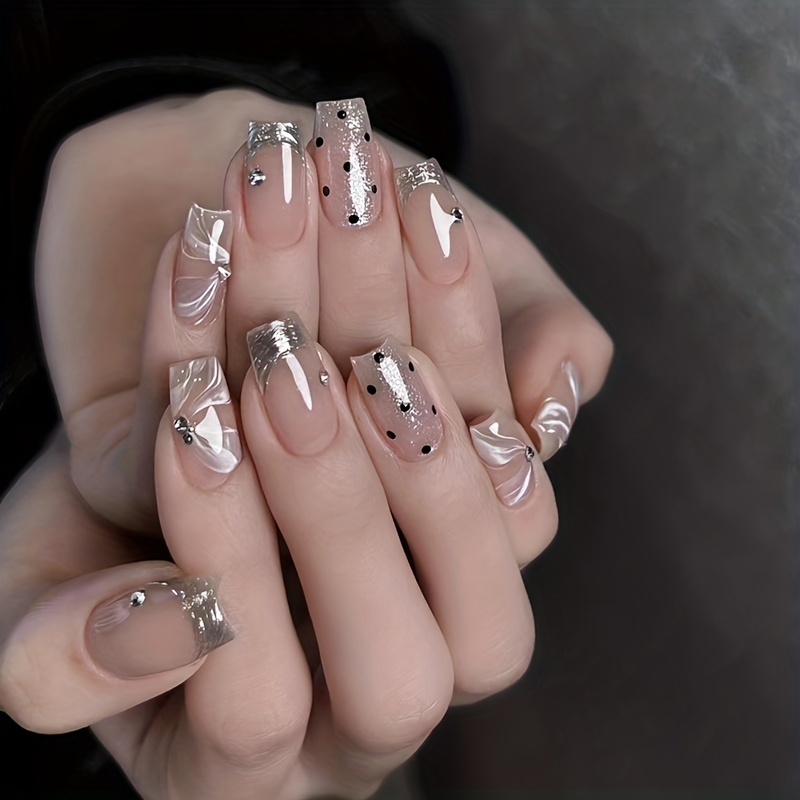 Square Ballet Shape Nails