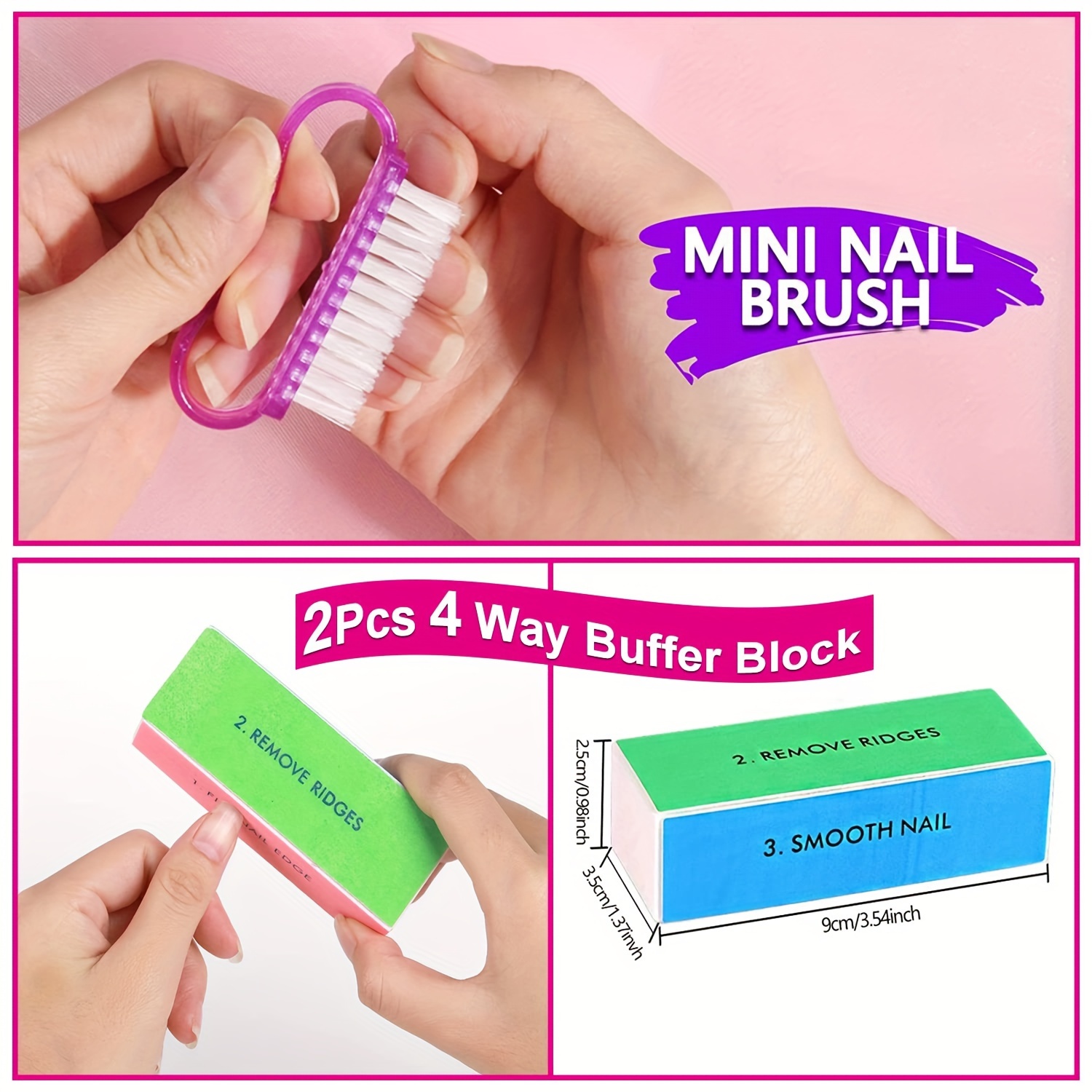 18pcs 7 Step 4 Way Nail Buffer - Image 2
