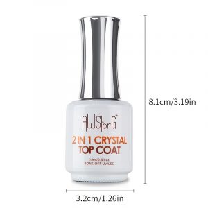 2-in-1 Crystal Top Coat Clear - Image 4
