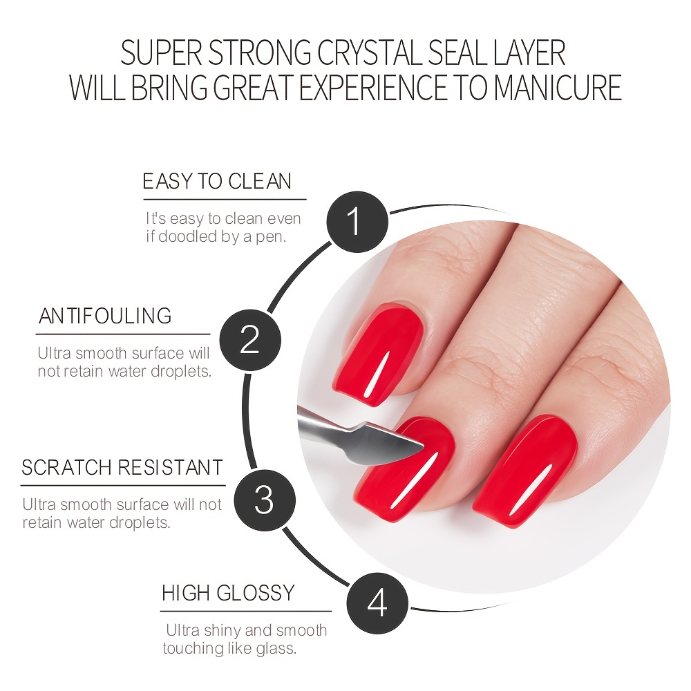 2-in-1 Crystal Top Coat Clear - Image 3