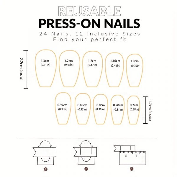 Square Ballet Shape Nails - Image 4