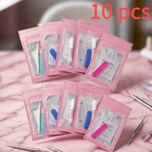 20pcs/10pcs Press-On Nails Kit For Travel - Image 6
