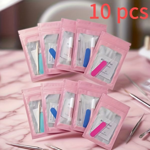 20pcs/10pcs Press-On Nails Kit For Travel - Image 6