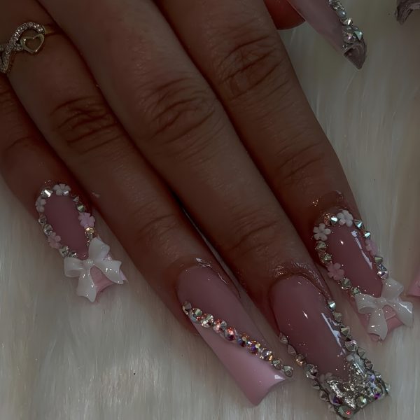 10pcs Handmade Square Nail Tips - Image 3
