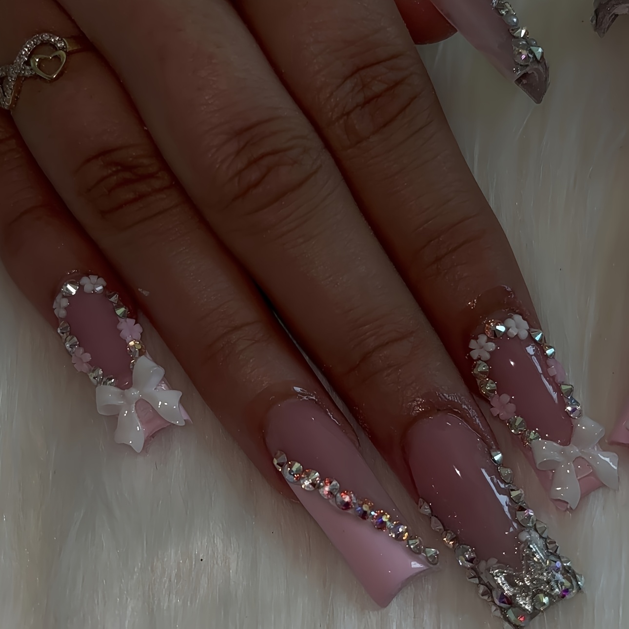 10pcs Handmade Square Nail Tips - Image 3