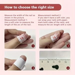 Pink Princess Gradient Butterfly Bow Square Shape Nail - Image 9