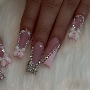 10pcs Handmade Square Nail Tips - Image 4
