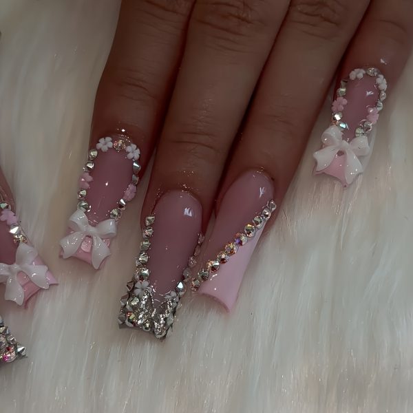 10pcs Handmade Square Nail Tips - Image 4