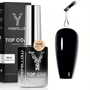 High Gloss Long Lasting Shine Gel Polish for Nails - Clear - Image 3