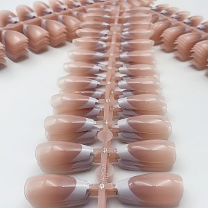 Nude Gradient Classic French Style Press-On Nails Set, - Image 7
