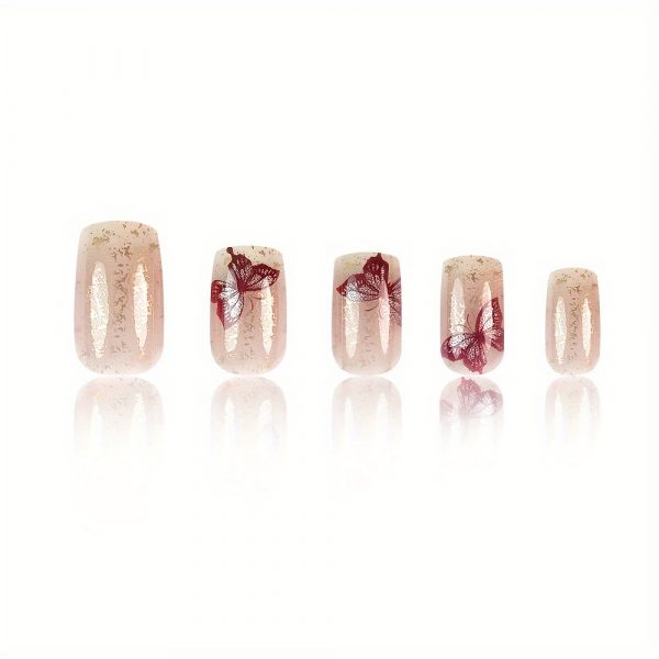 Square Shape Medium Length - Press-On Nails - Image 7