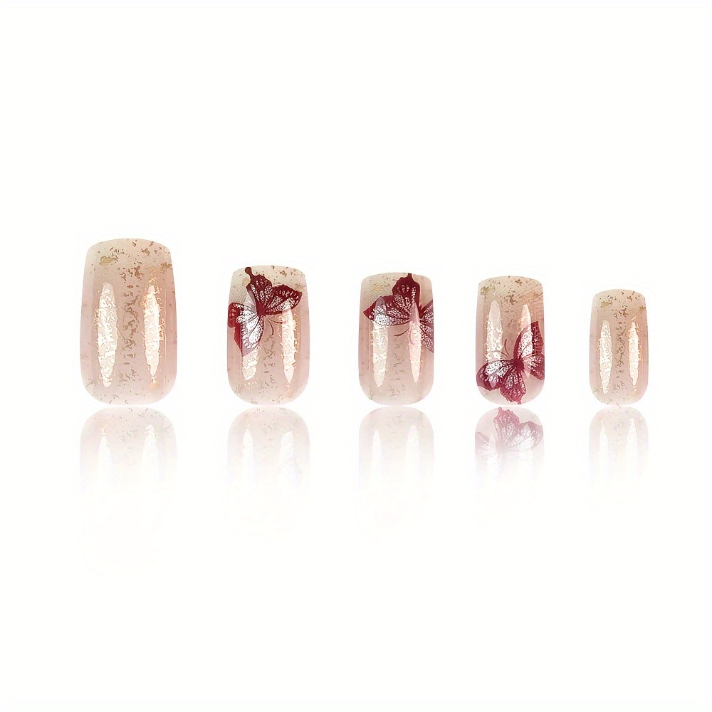 Square Shape Medium Length - Press-On Nails - Image 7