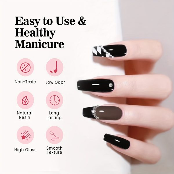 Clear Rubber Gel Top Coat And Base Coat - Image 8