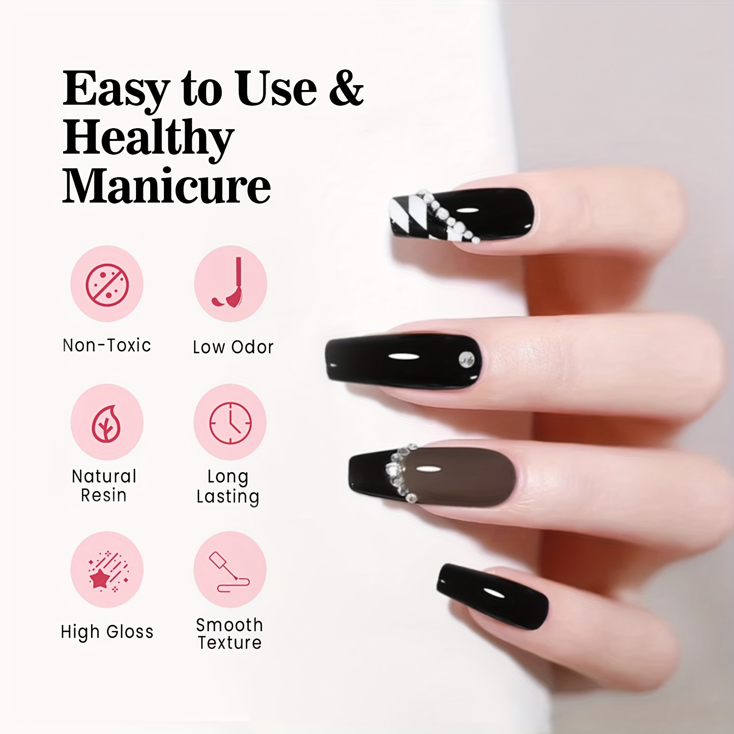 Clear Rubber Gel Top Coat And Base Coat - Image 8