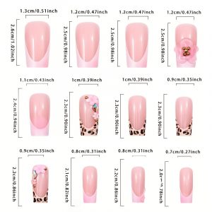 24pcs Ballet Shape, Medium Length, Glossy Finish - Image 4