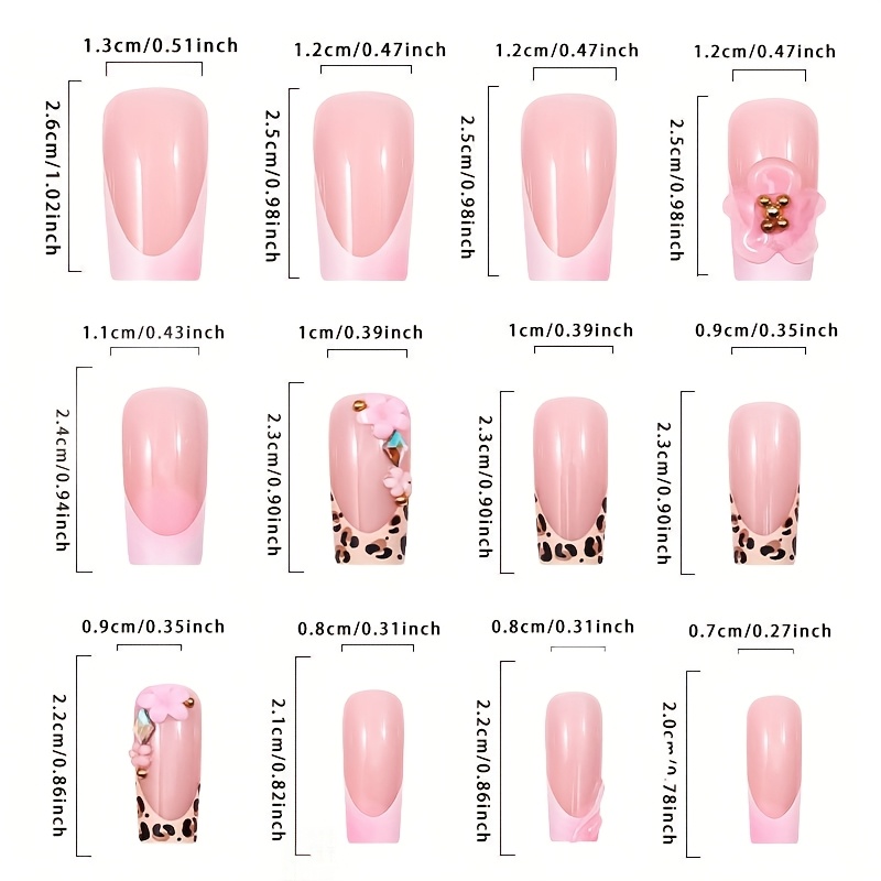 24pcs Ballet Shape, Medium Length, Glossy Finish - Image 4