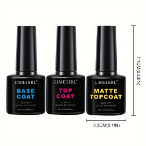 Quick Drying Long Lasting Nail Primer Base Coat Top Coat - Image 4