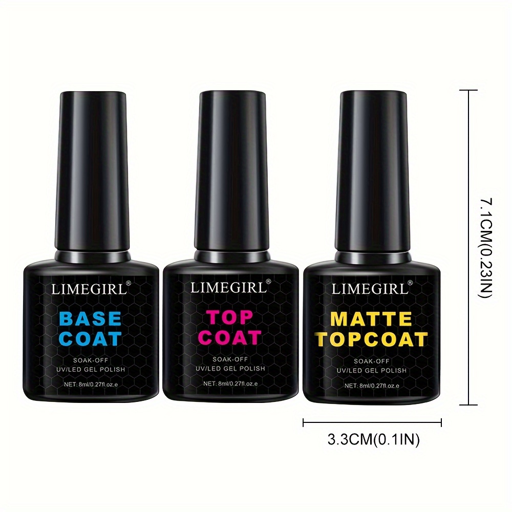 Quick Drying Long Lasting Nail Primer Base Coat Top Coat - Image 4