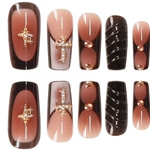 Ballet Shaped Nail Art Patch Coffin Shaped - Image 3