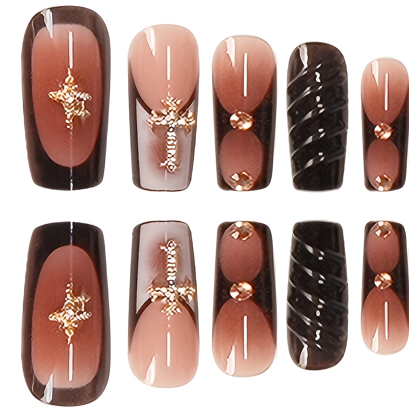 Ballet Shaped Nail Art Patch Coffin Shaped - Image 3