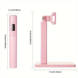 Nail Lamp 360° Rotation and Extra Nail Stamp - USB Powered - Image 5