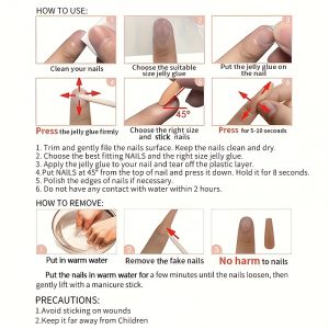 Square Shape | Press On Nails - Image 7