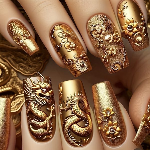 Long Square Shape | Press-On Nails - Image 2