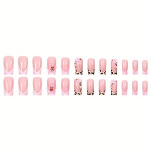 24pcs Ballet Shape, Medium Length, Glossy Finish - Image 5