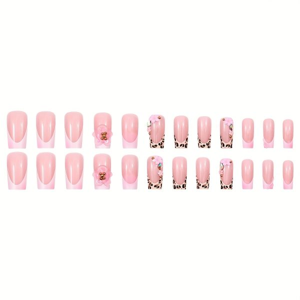 24pcs Ballet Shape, Medium Length, Glossy Finish - Image 5