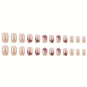 Square Shape Medium Length - Press-On Nails - Image 6