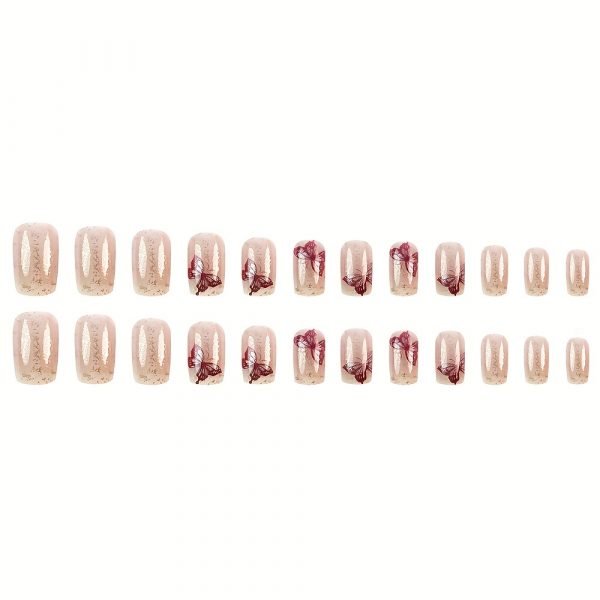 Square Shape Medium Length - Press-On Nails - Image 6