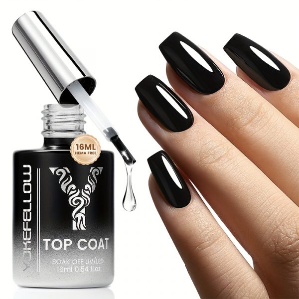 High Gloss Long Lasting Shine Gel Polish for Nails - Clear - Image 2