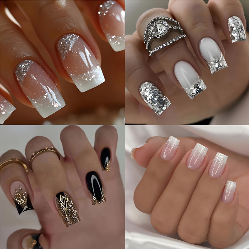 Square Shaped Nail Set - Press On Nails - Image 2
