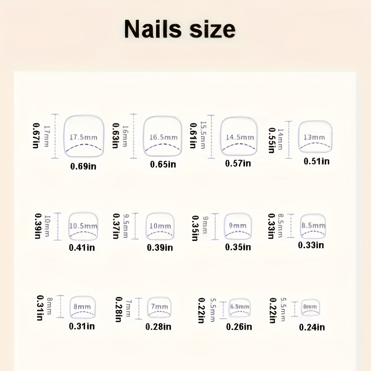 Short Square INS Style Toenails, - Image 4
