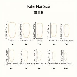 Nude Gradient Classic French Style Press-On Nails Set, - Image 4
