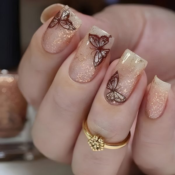 Square Shape Medium Length - Press-On Nails