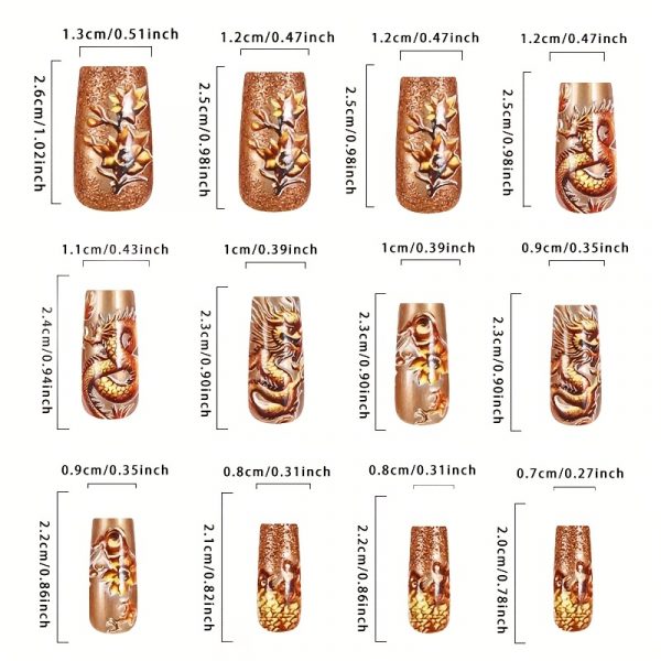 Long Square Shape | Press-On Nails - Image 5