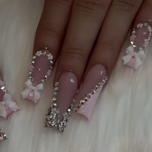 10pcs Handmade Square Nail Tips - Image 8