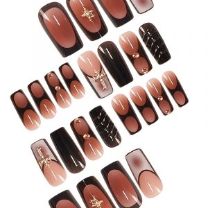 Ballet Shaped Nail Art Patch Coffin Shaped - Image 2