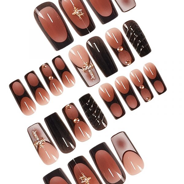 Ballet Shaped Nail Art Patch Coffin Shaped - Image 2