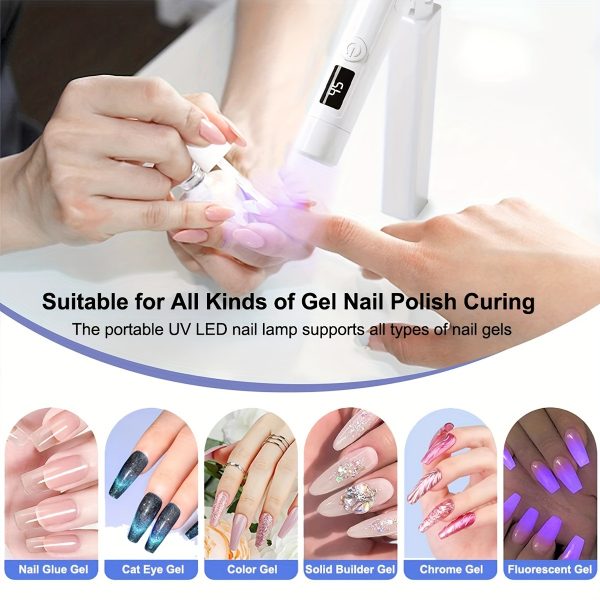 Nail Lamp 360° Rotation and Extra Nail Stamp - USB Powered - Image 10