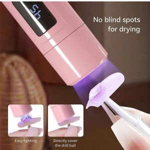 Nail Lamp 360° Rotation and Extra Nail Stamp - USB Powered - Image 6