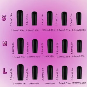 10pcs Handmade Square Nail Tips - Image 5