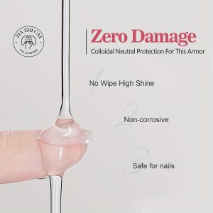 Clear Rubber Gel Top Coat And Base Coat - Image 3